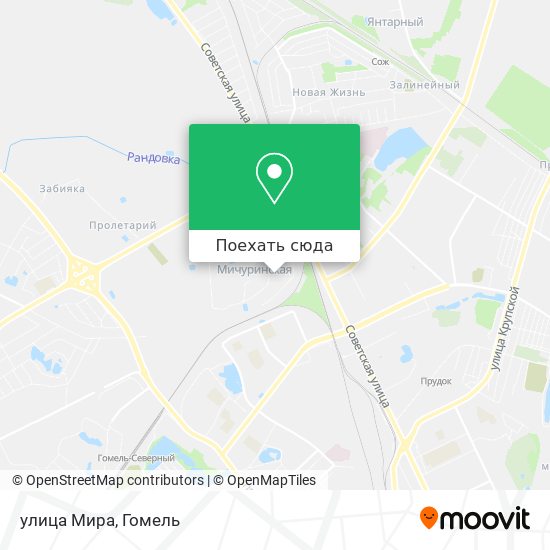 Карта улица Мира