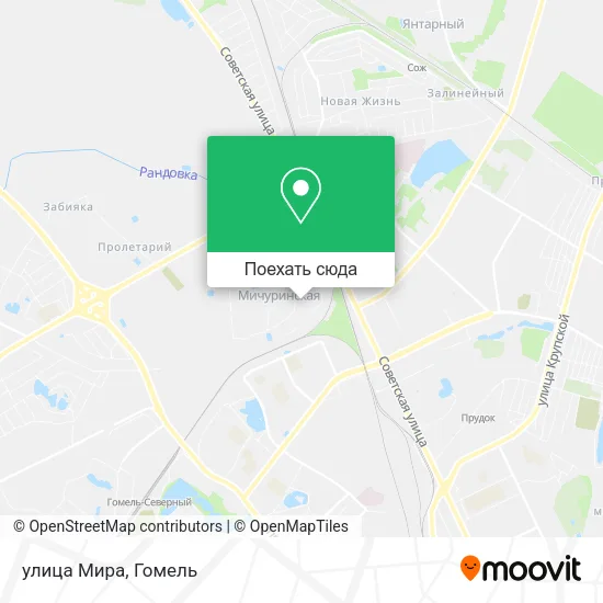 Карта улица Мира