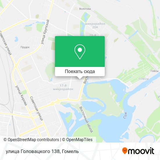 Карта улица Головацкого 138