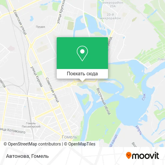 Карта Автонова