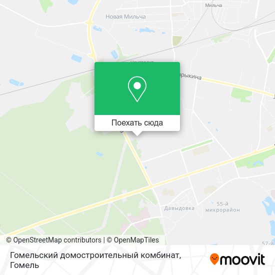 Карта Гомельский домостроительный комбинат