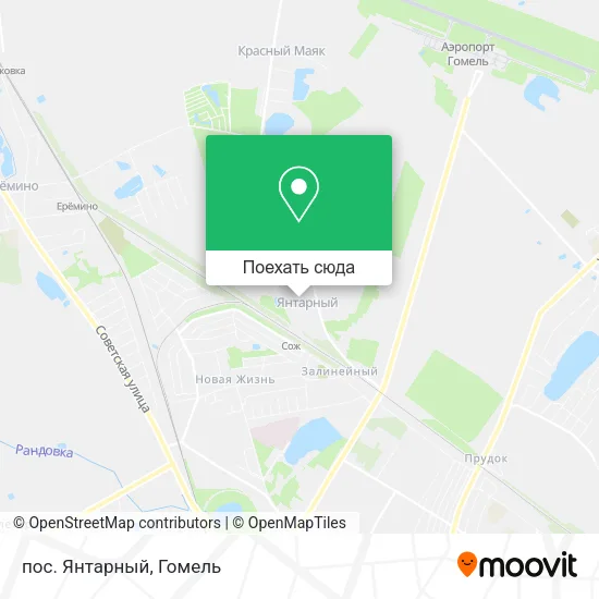Карта пос. Янтарный