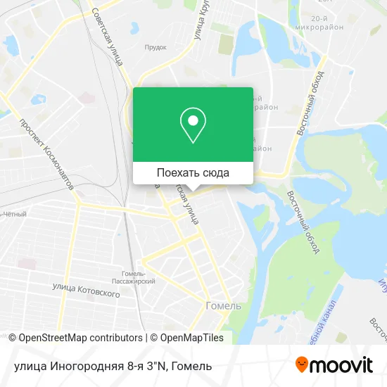 Карта улица Иногородняя 8-я 3"N