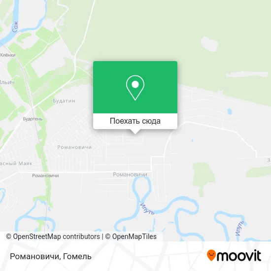 Карта Романовичи