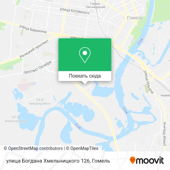 Карта улица Богдана Хмельницкого 126