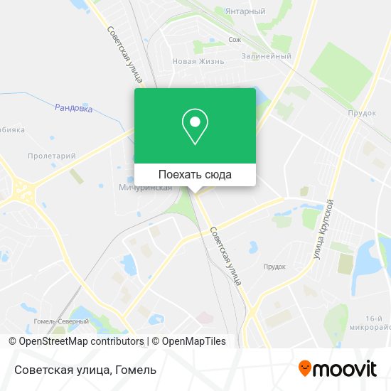 Карта Советская улица
