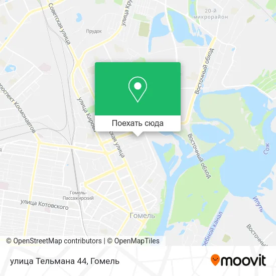 Карта улица Тельмана 44