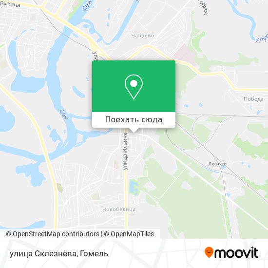 Карта улица Склезнёва