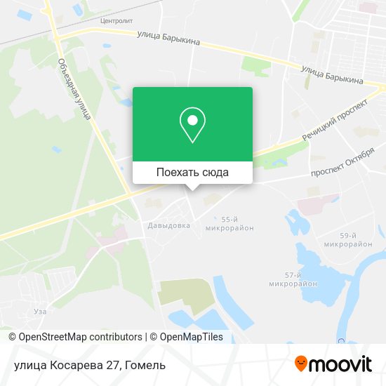 Карта улица Косарева 27