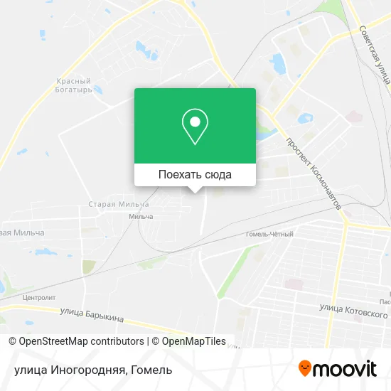 Карта улица Иногородняя