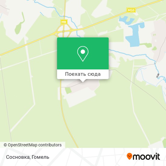 Карта Сосновка