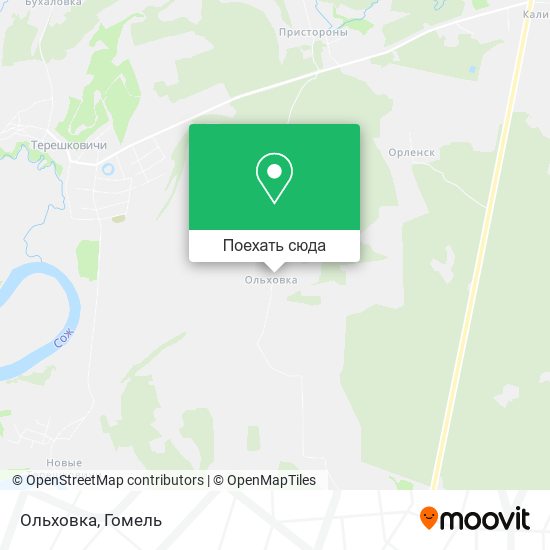Карта Ольховка