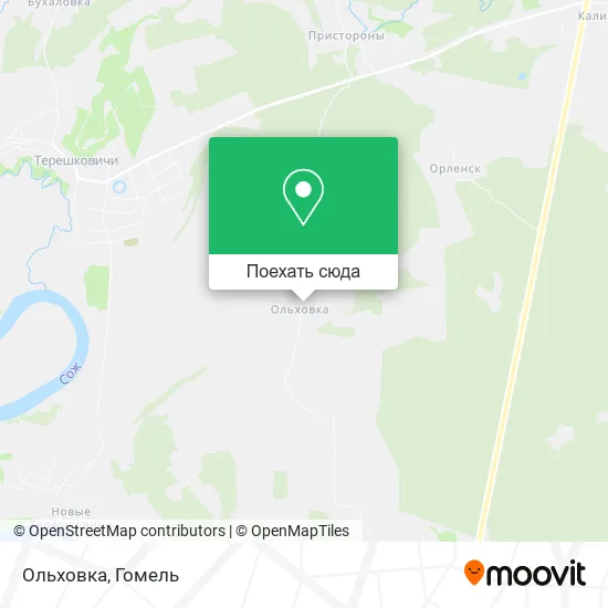 Карта Ольховка