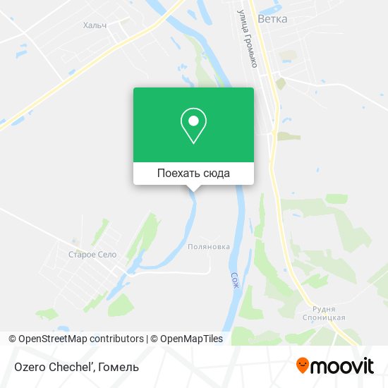 Карта Ozero Chechel’