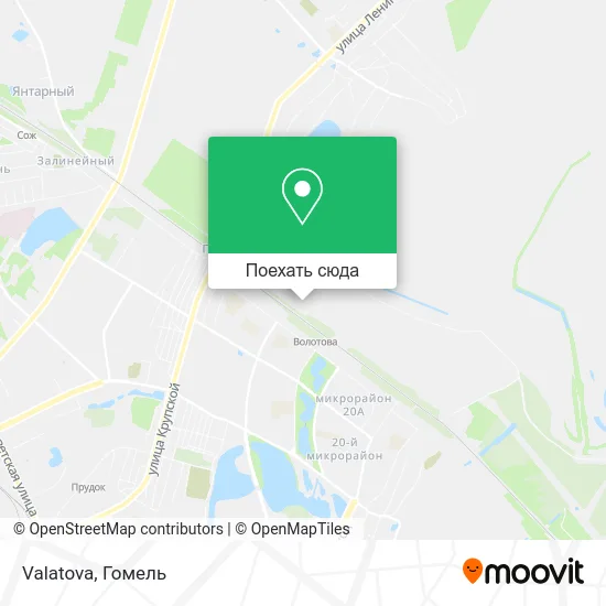 Карта Valatova