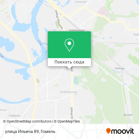 Карта улица Ильича 89