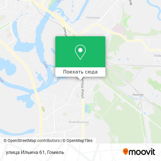 Карта улица Ильича 61