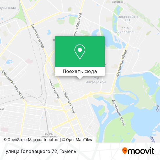 Карта улица Головацкого 72