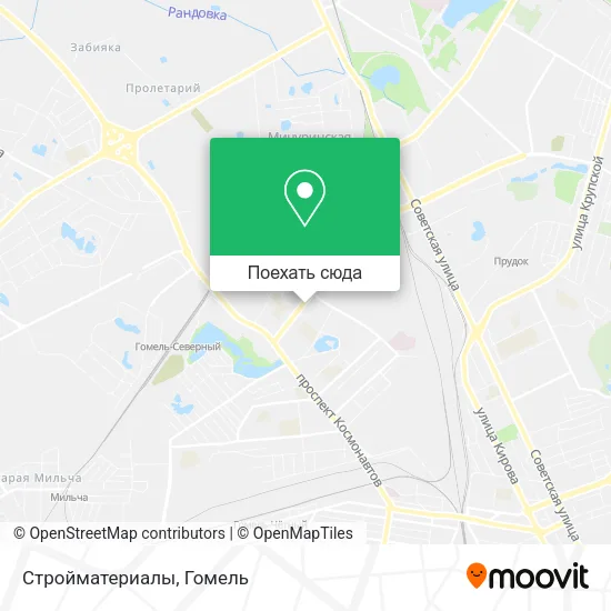 Карта Стройматериалы