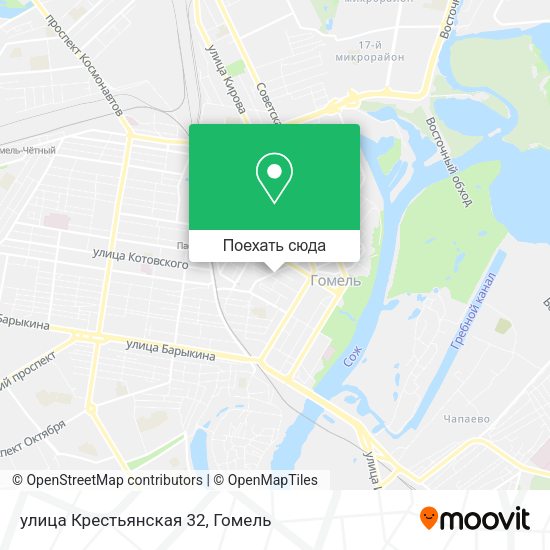 Карта улица Крестьянская 32