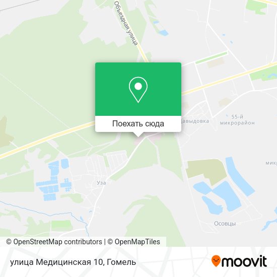 Карта улица Медицинская 10