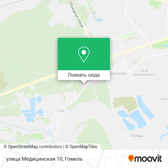 Карта улица Медицинская 10