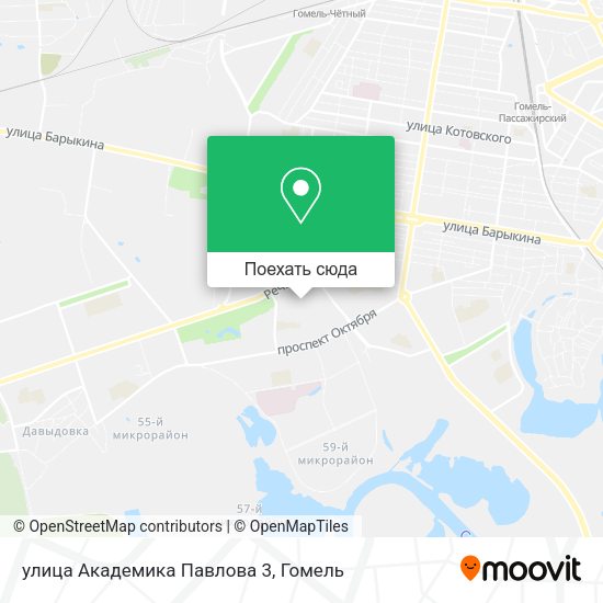 Карта улица Академика Павлова 3