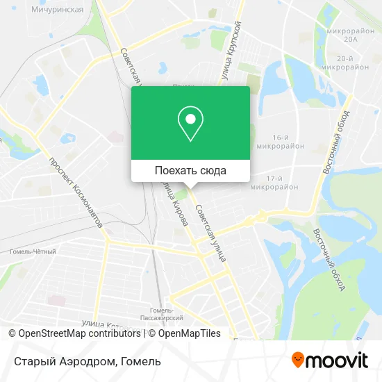 Карта Старый Аэродром