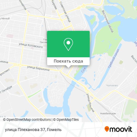 Карта улица Плеханова 37