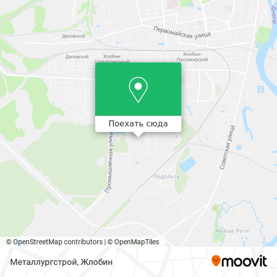 Карта Металлургстрой