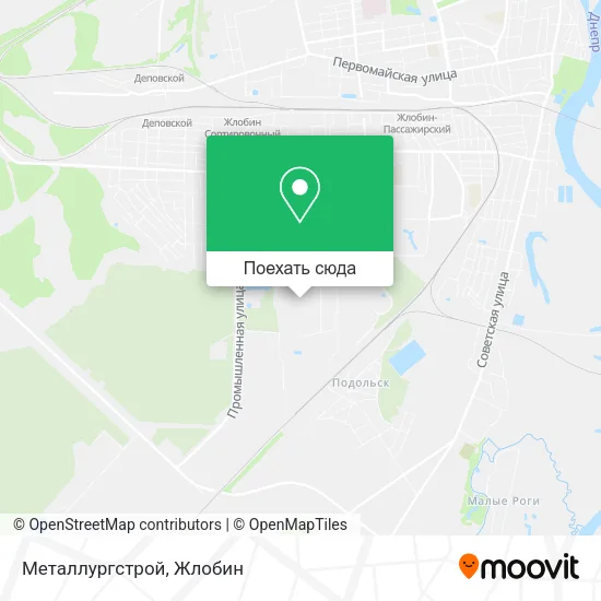 Карта Металлургстрой