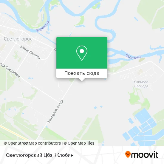 Карта Светлогорский Цбз