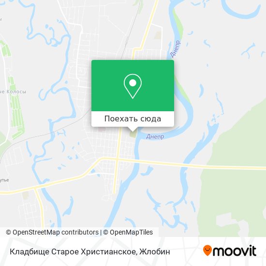 Карта Кладбище Старое Христианское