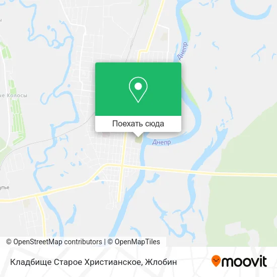 Карта Кладбище Старое Христианское
