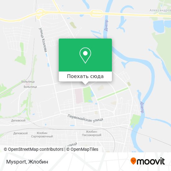 Карта Mysport