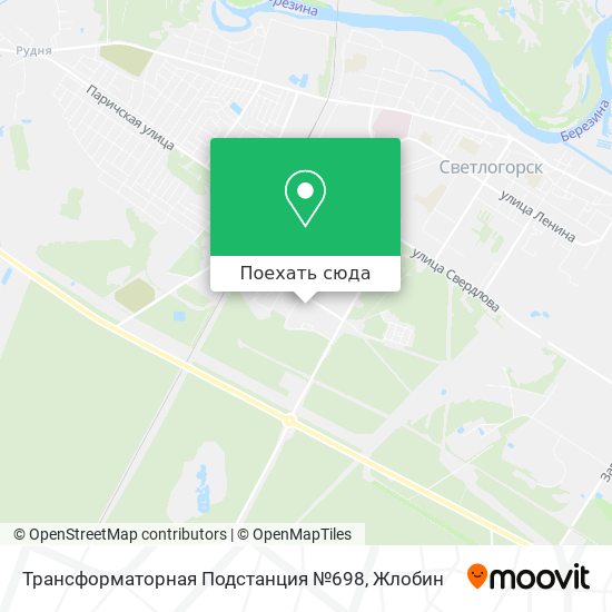 Карта Трансформаторная Подстанция №698