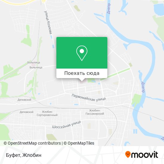 Карта Буфет