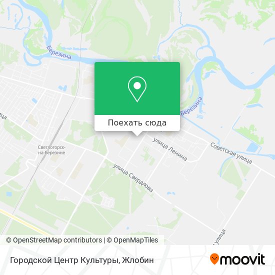 Карта Городской Центр Культуры