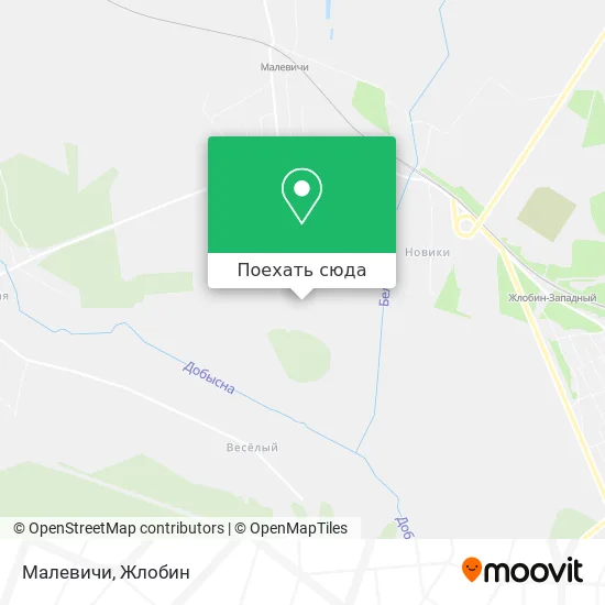 Карта Малевичи