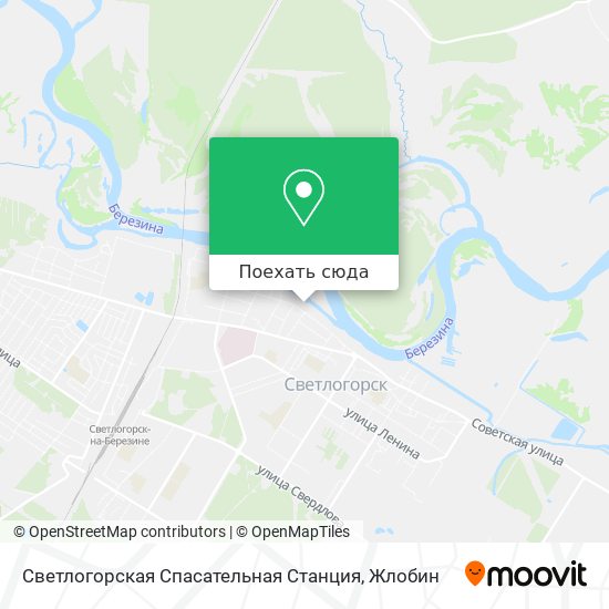 Карта Светлогорская Спасательная Станция