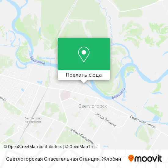 Карта Светлогорская Спасательная Станция