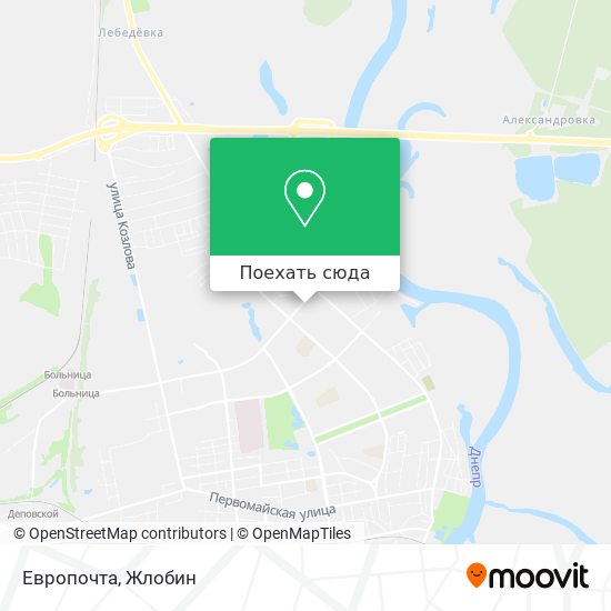 Карта Европочта