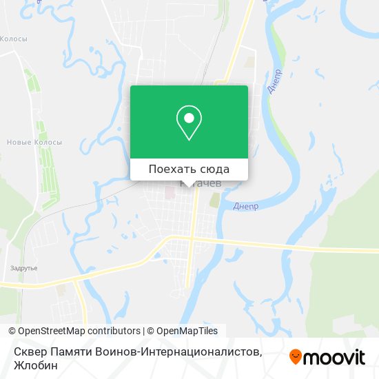 Карта Сквер Памяти Воинов-Интернационалистов