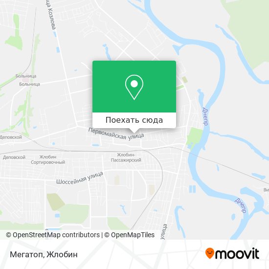 Карта Мегатоп