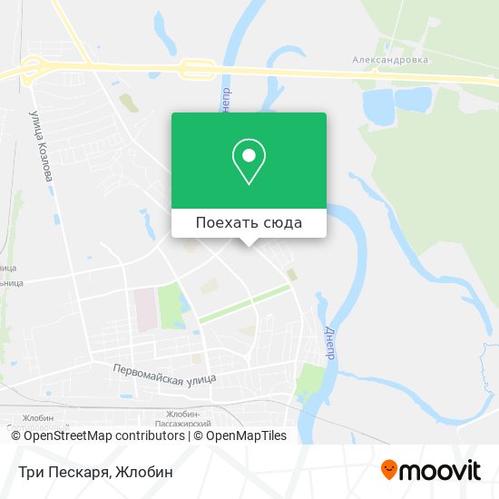 Карта Три Пескаря
