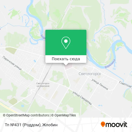 Карта Тп №431 (Роддом)