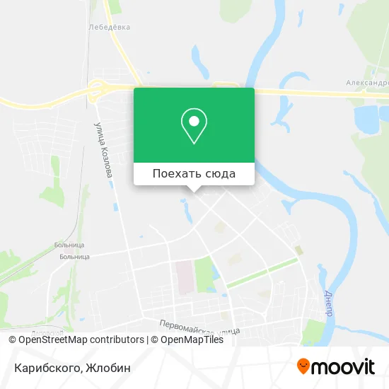 Карта Карибского