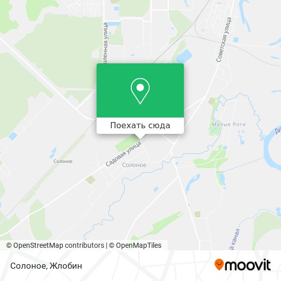 Карта Солоное