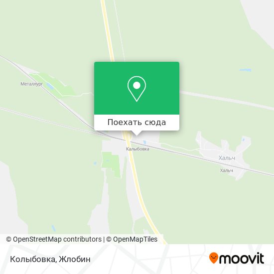 Карта Колыбовка