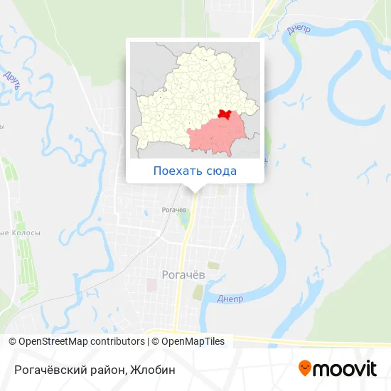 Карта Рогачёвский район